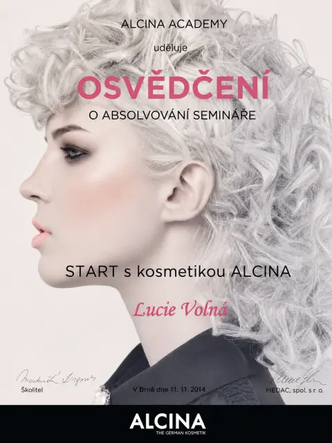 Alcina Academy - Start s kosmetikou Alcina (2014)
