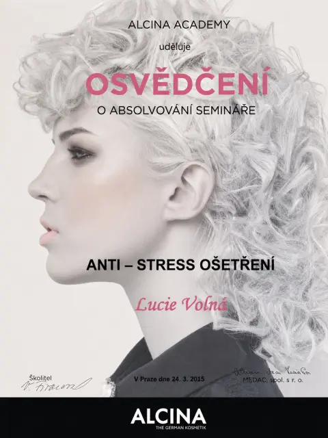 Alcina Academy - Anti-stress ošetření (2015)