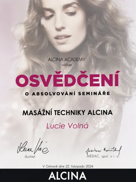 Alcina Academy - Masážní techniky Alcina (2024)